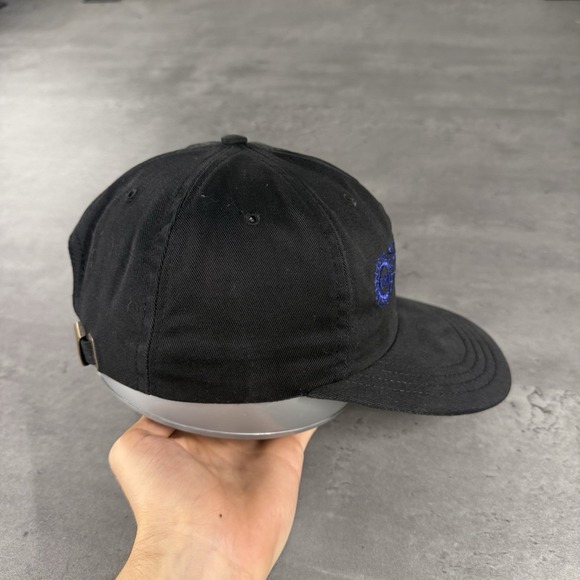 Vintage General Motors GM Hat Black Blue Road Tomorrow 80s 90s USA Made Trucker - Picture 4 of 7